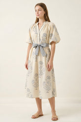 Brynlee Floral Print V-Neck Maxi Dress